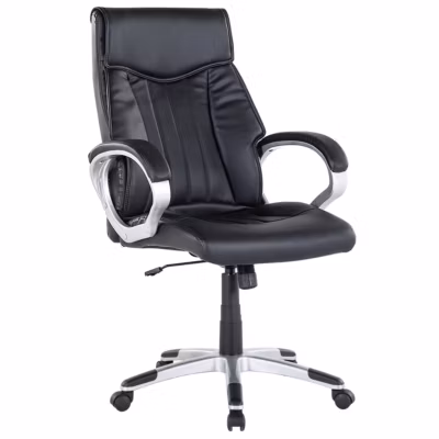 Fauteuil de bureau TRIUMPH Cuir PU Noir