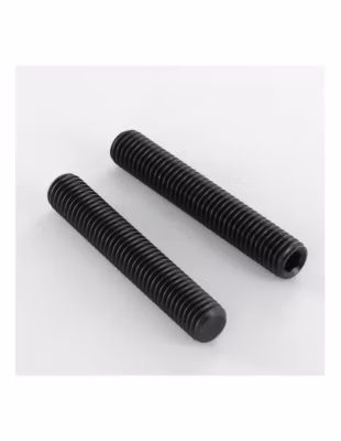 Vis métaux Sans tête six pans creux (sthc) Clé de 4 HC4 M8X25 Bout plat Acier brut – 1 pièce