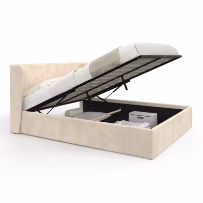 Abri de stockage en acier galvanisé pour bûches L.190 cm avec housse de protection 150 gr