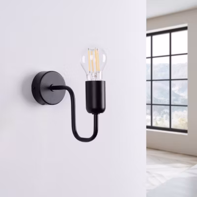 Applique en acier 1 ampoule 4000K – 8.5×15.5x20cm Sollux