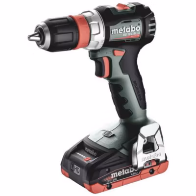 Perceuse-visseuse sans fil Metabo BS 18 L BL Q 18 V 4,0 Ah, brushless, mandrin 1,5-13 mm, 2 batteries