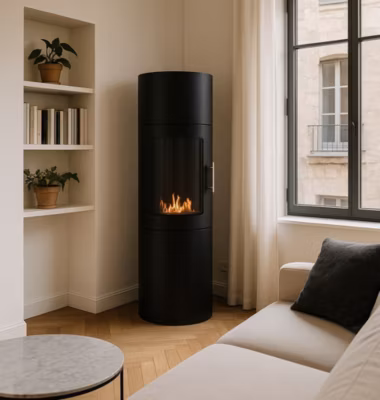 Cheminée éthanol Odemira – Noir