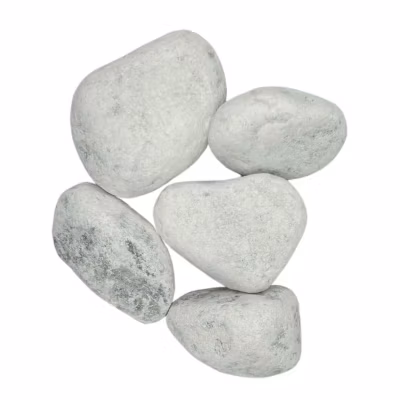 PACK 200kg Galet de Marbre Blanc de Carrare 40/60 mm (8 Sacs x 25kg) – Livraison STANDARD