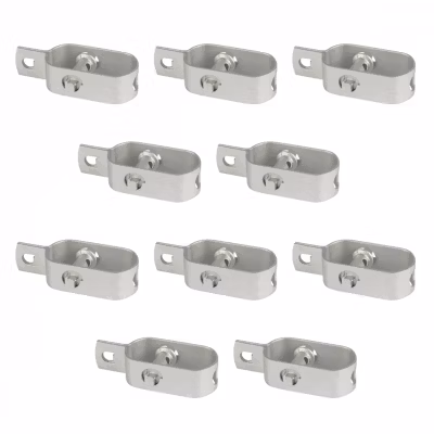 Lot de 10 tendeurs en acier galvanisé N2 pour fil de grillage – Linxor
