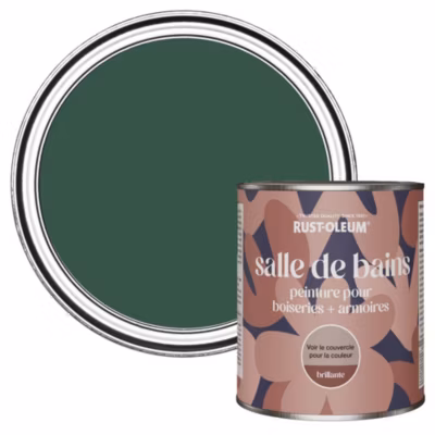 Peinture Verte pour Boiseries de Salle de Bains, Brillante – RUST-OLEUM – Pinède 750ml