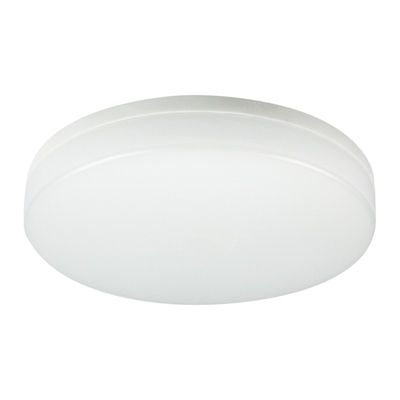POLESTAR XL : Plafonnier LED rond IP65, 2400 lumens, diamètre 33cm. Blanc
