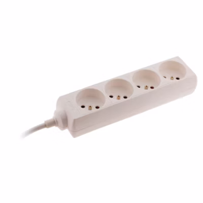 Bloc 4 prises 16A 2P+T – Blanc – Zenitech