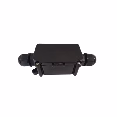 Connecteur étanche 1 Sortie IP66 NOIR – SILAMP