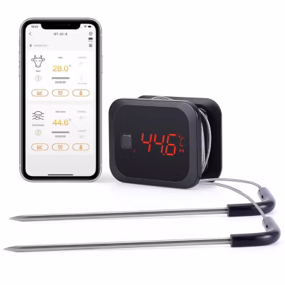 Thermometre Cuisine Bluetooth 50 m noir