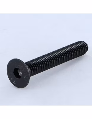 Vis métaux FHC tête fraisée empreinte hexagonale creuse M8X40 Filetage total Classe 10.9 Clé de 5 HC5 Acier – 1 pièce