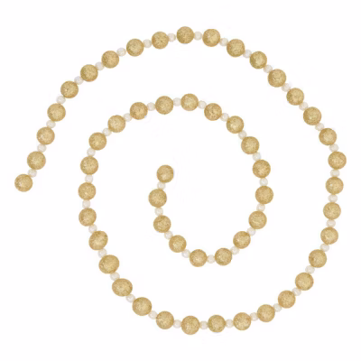 GDN PLF BOULES PERLES OR 180CM – Atmosphera