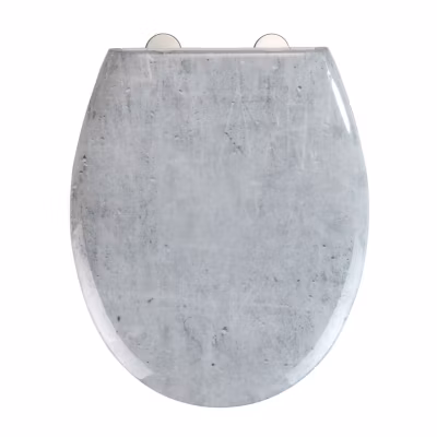 Abattant WC effet marbre avec fermeture douce CONCRETE