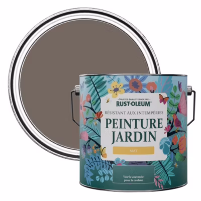 Peinture Marron pour Jardin et terrasse, Finition Mate – RUST-OLEUM – Torrent 2,5 L