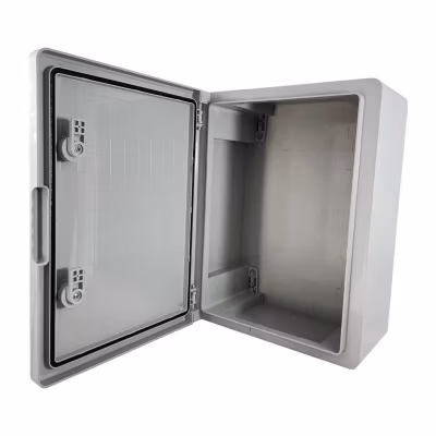 Abs403017 Ide Coffret Abs étanche Ip54 400x300x170 Porte Opaque – Avec Plaque De Montage