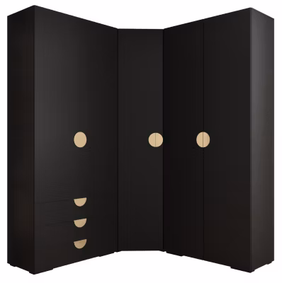 Garde-robe Inova 4 porte battante 236,7/181,7/47 5 Portes (blanc)