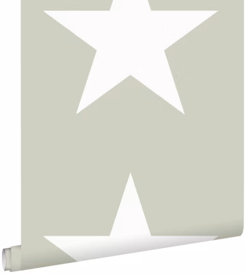ESTAhome papier peint étoiles vert menthe 53 cm x 10.05 m