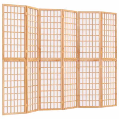 Cloison de séparation pliable 6 panneaux 240×170 cm vidaXL
