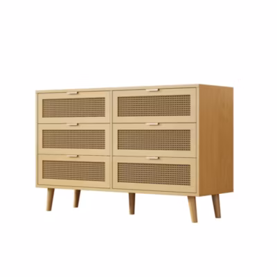 Meuble De Rangement Spacieux – 6 Grands Tiroirs, Design Polyvalent – Bureau/maison