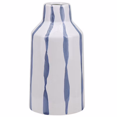 Vase à fleurs ASSUS Grès 22 cm Blanc