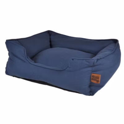 Couchage Terrazzo – panier pour chien – Love Story – couchage animaux  Indigo L.55 x l.50 x H.20 cm