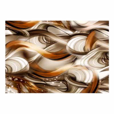 Papier peint intissé panoramique abstractions tangled madness 100×70 cm