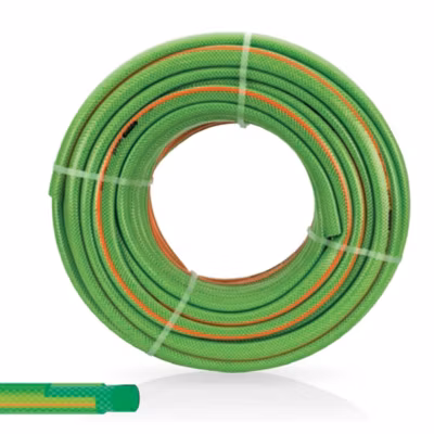 Tuyau arrosage tressé 50 mètres Diam 19 mm 3/4&Prime; Pression 20 bar Souple VITO