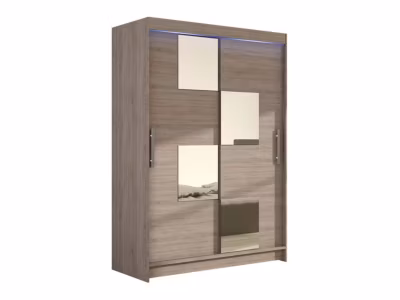 Armoire Closico Pacron III, Nombre d&rsquo;étagères: 5, 200x120x58cm