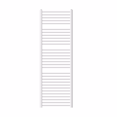 Radiateur de Salle de Bain Design Sahara, 600×1800 mm, Blanc, Forme Courbé