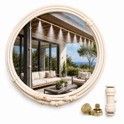 O&rsquo;FRESH – Brumisateur extérieur de terrasse 15m – Basse pression – 12 buses