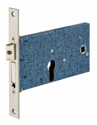 Boitier de serrure encastrable à cylindre pour porte d&rsquo;entrée, axe 67mm, bouts carrés – THIRARD