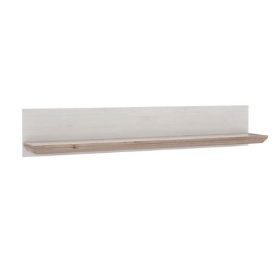 Etagère murale 145 cm décor chêne blanchi – ANGELE