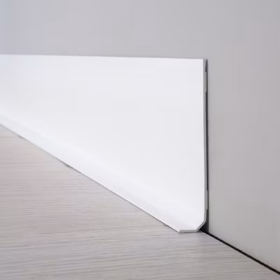 Lot de 10 Plinthes PVC Blanche – 99deco – H8 x L100 cm Profondeur 14 mm