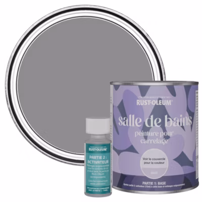 Peinture Violette pour carrelage de Salle de Bain, Mate – RUST-OLEUM – Iris 750ml