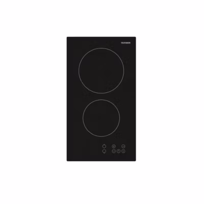Domino vitrocéramique 30cm 3000w noir Telefunken TKDV2T