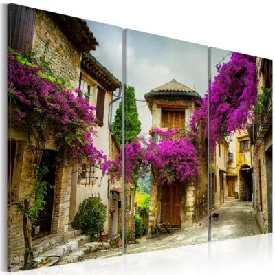 Tableau Villes Charming Alley 60×40 cm