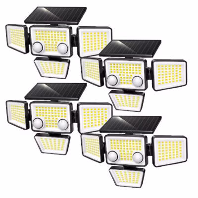 4 Projecteurs solaires sensor FAIRVIEW 700LM