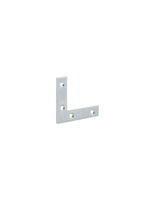 Equerre de fenêtre pour porte,  50x50x12,5mm, bouts carrés, acier zingué – THIRARD