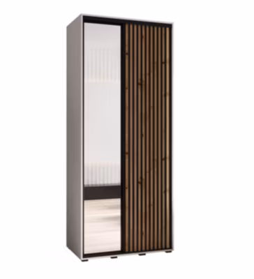 Armoire Lanko 2 a portes coulissantes H. 235,2 x L. 110 x P. 60 2 portes