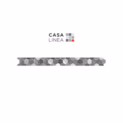 LISTEL HEXA MOTIF 1 PIÈCE 5,35 x 7,6 x 0,8 CM CASA LINEA