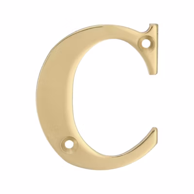 AMIG – Lettres laiton – 4 » – 100 mm – Laiton – Poli