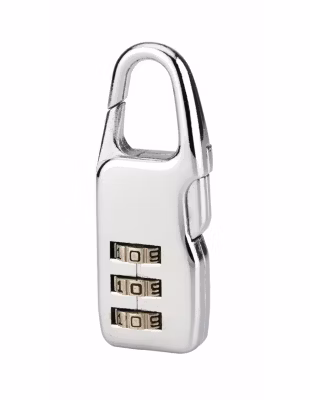 Cadenas à code SP, bagage, 21mm, anse acier nickelé, 3 chiffres – SP