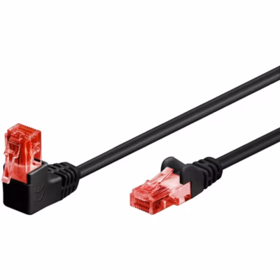 Câble RJ45 Cat6 coudé non blindé 3m GOOBAY