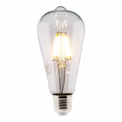 Ampoule déco filament LED ST64 4W E27 400lm 2700K – Blanc chaud – Zenitech
