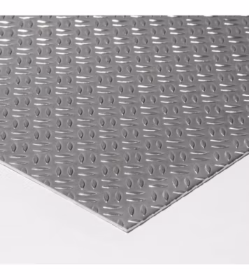 Plaque Aluminium Grain de riz, ép. 1/2mm, Hauteur 20cm x Largeur 100cm