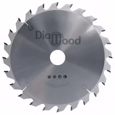 Lame de Scie Circulaire HM D. 168 x Al. 20 x ép. 1.8/1.2 mm x Z24 Alt pour Bois – Diamwood
