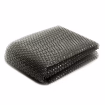 Bâche à bulles 5 m x 10 m pour piscine – 300 microns – Gris – Linxor