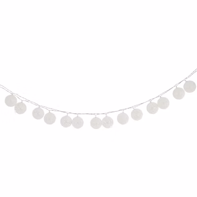Guirlande lumineuse 20 boules AMICI coloris blanc