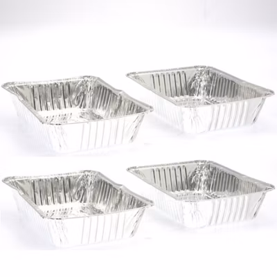 Lot de 3 barquettes de cuisson en aluminium pour barbecue