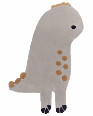 Tapis enfant DINO Gris 100 x 160 cm Laine
