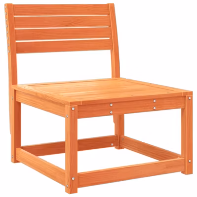 Canapé de jardin cire marron bois de pin massif vidaXL